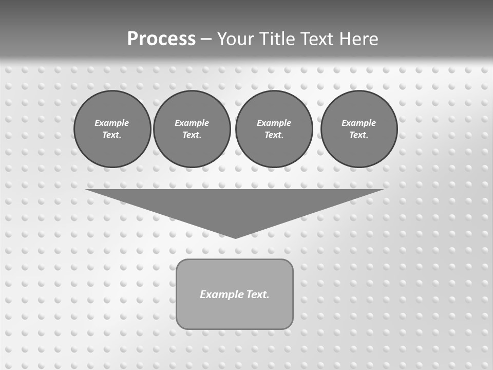 Dark Reflection White PowerPoint Template
