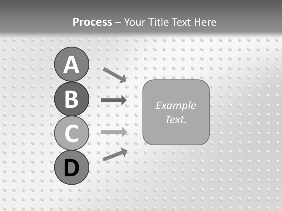 Dark Reflection White PowerPoint Template