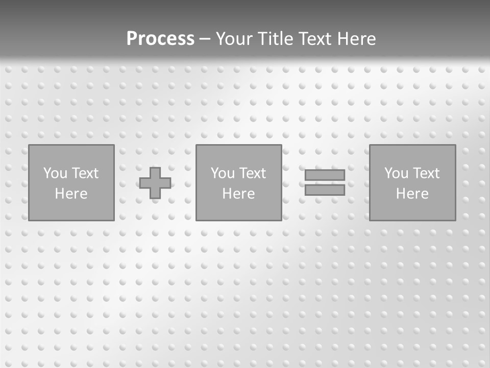 Dark Reflection White PowerPoint Template