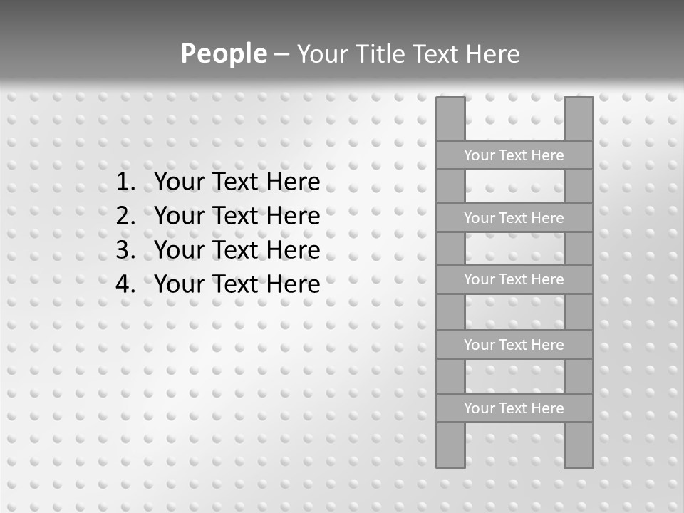 Dark Reflection White PowerPoint Template