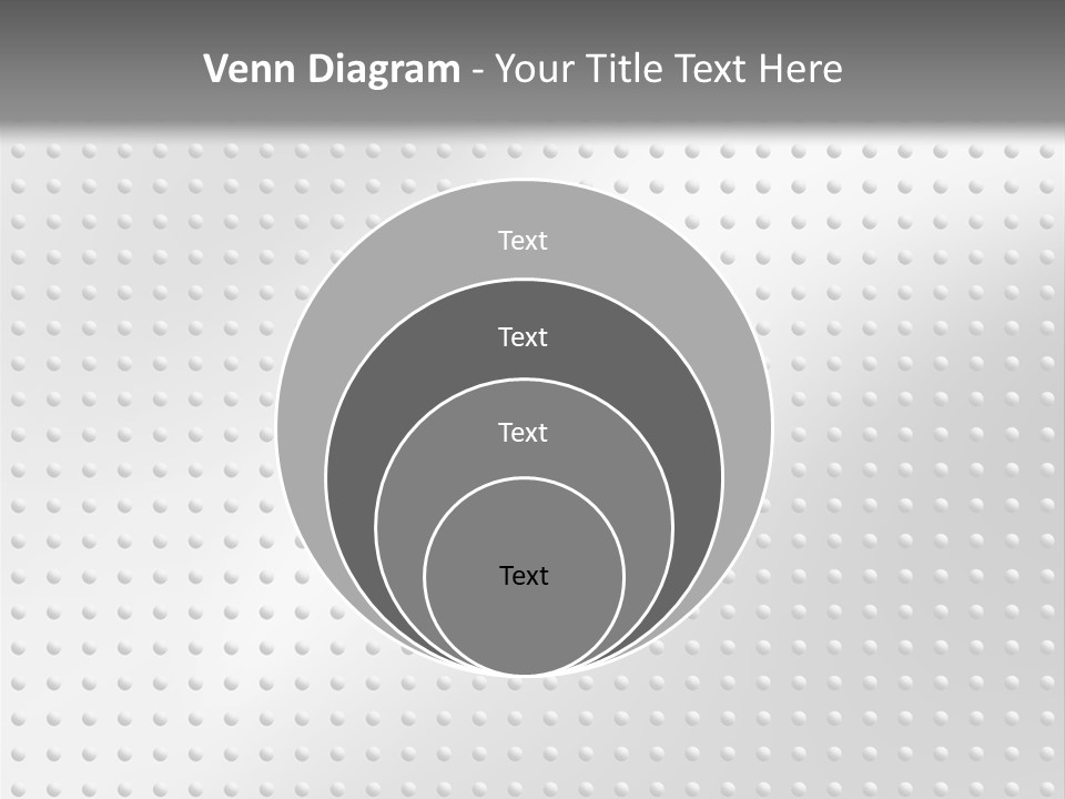 Dark Reflection White PowerPoint Template