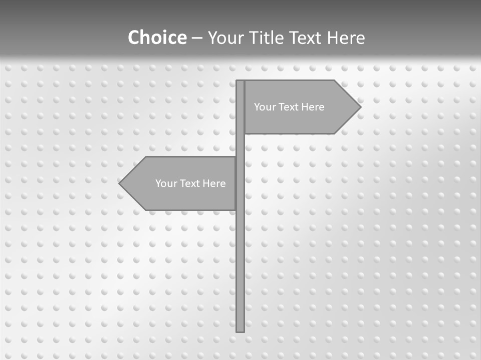 Dark Reflection White PowerPoint Template