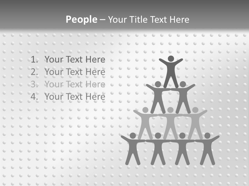 Dark Reflection White PowerPoint Template