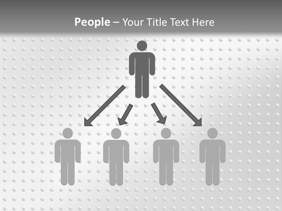 Dark Reflection White PowerPoint Template