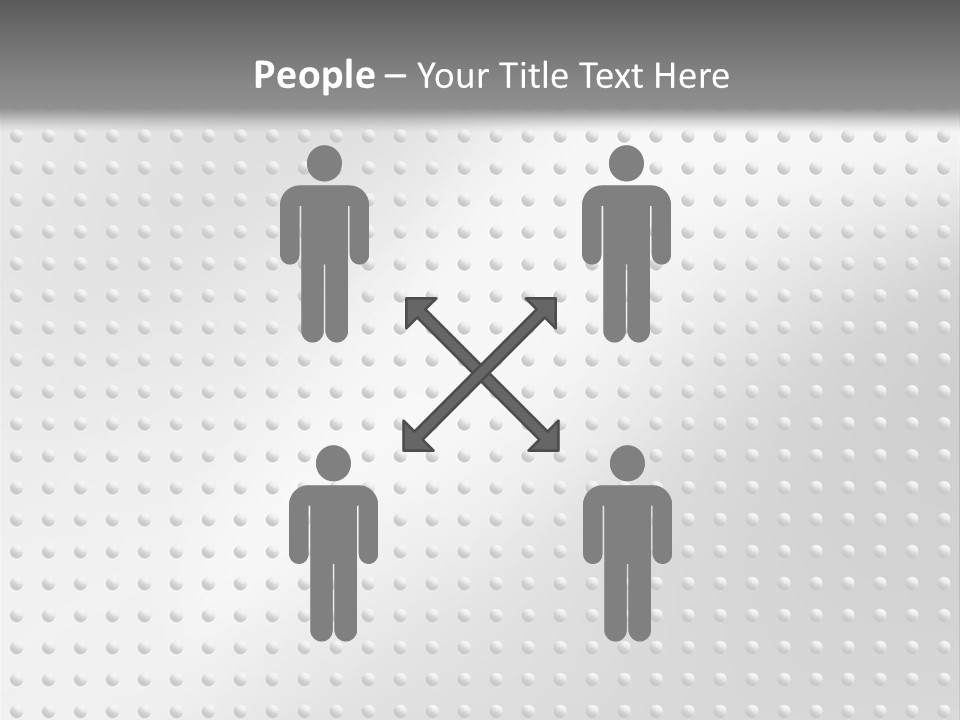 Dark Reflection White PowerPoint Template