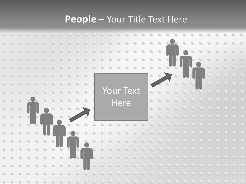 Dark Reflection White PowerPoint Template