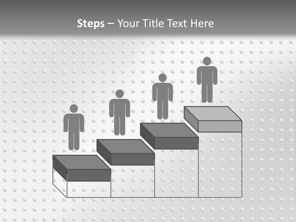 Dark Reflection White PowerPoint Template