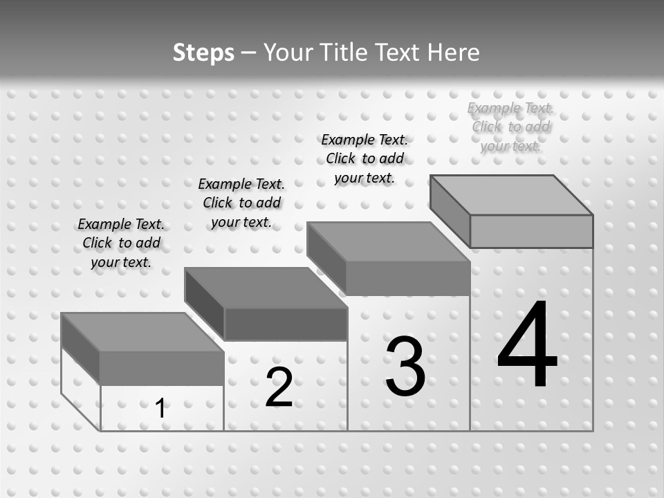 Dark Reflection White PowerPoint Template