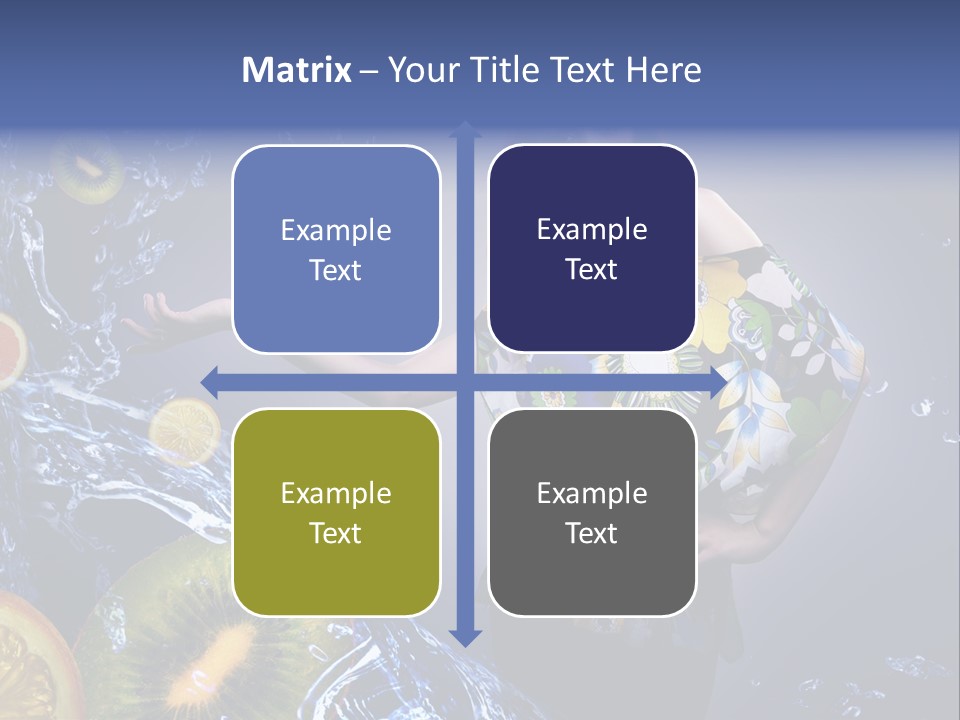 Kitchen Life Salad PowerPoint Template