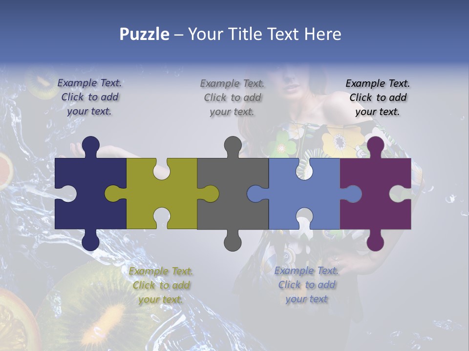 Kitchen Life Salad PowerPoint Template