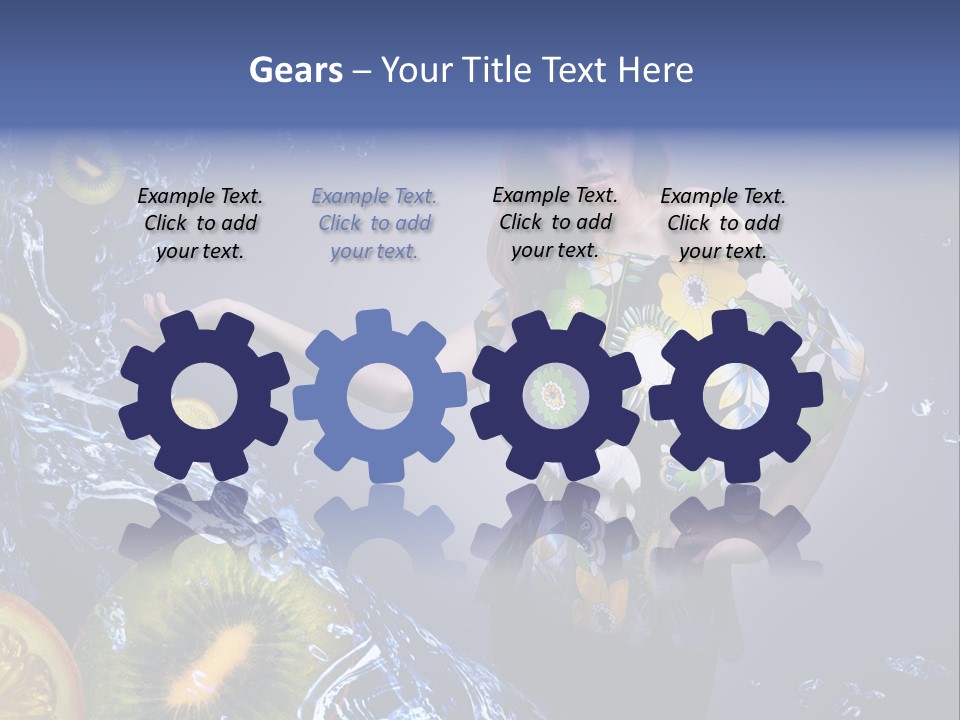 Kitchen Life Salad PowerPoint Template