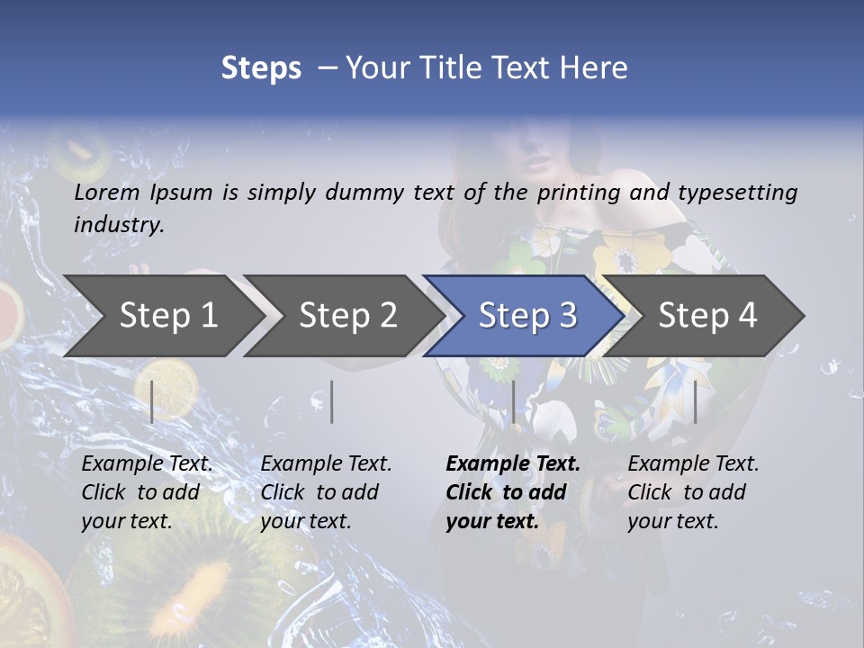 Kitchen Life Salad PowerPoint Template