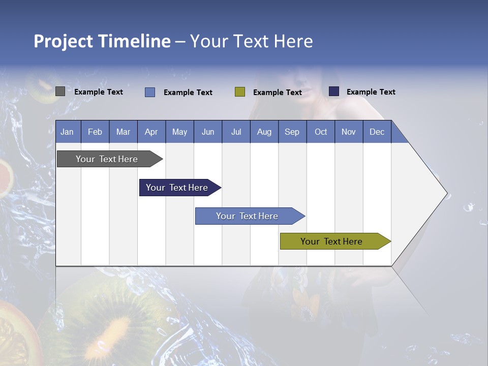 Kitchen Life Salad PowerPoint Template