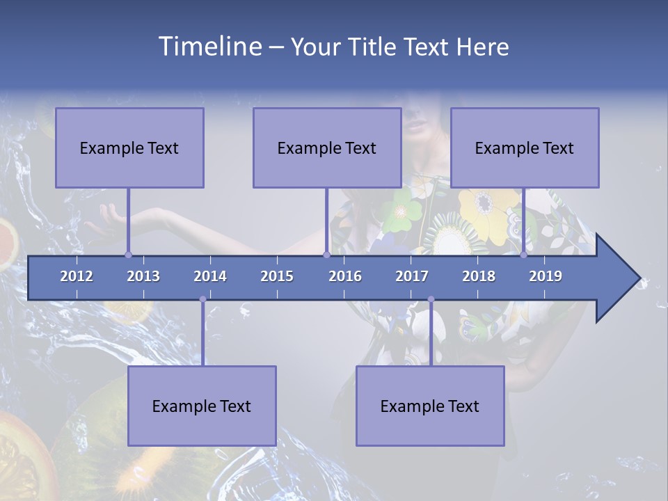 Kitchen Life Salad PowerPoint Template