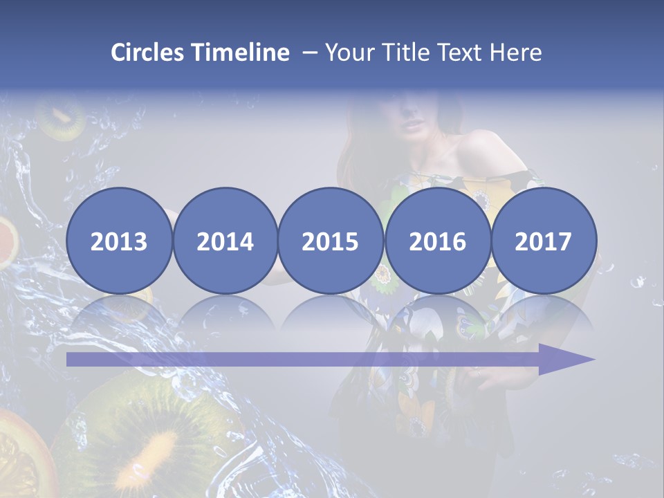 Kitchen Life Salad PowerPoint Template