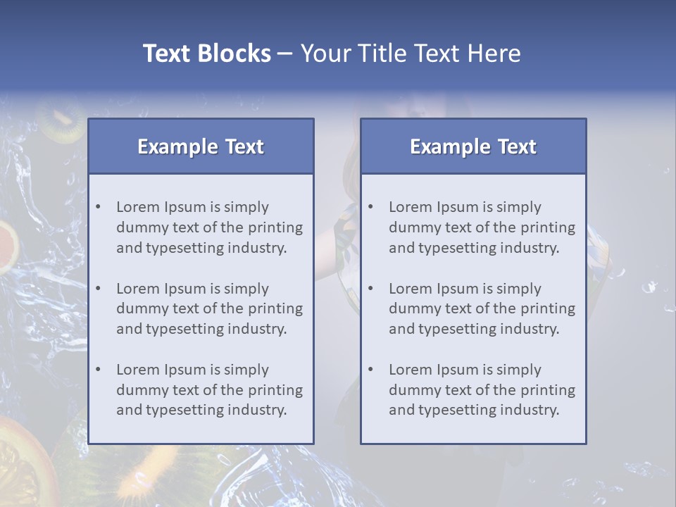 Kitchen Life Salad PowerPoint Template