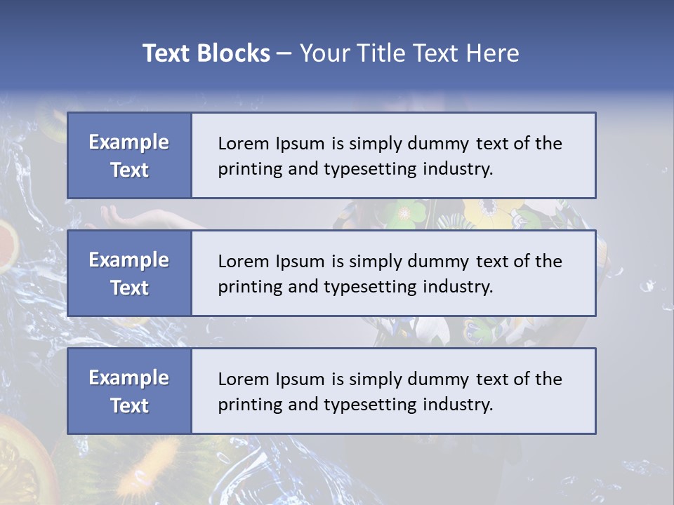 Kitchen Life Salad PowerPoint Template