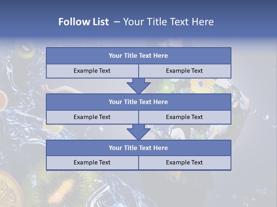 Kitchen Life Salad PowerPoint Template