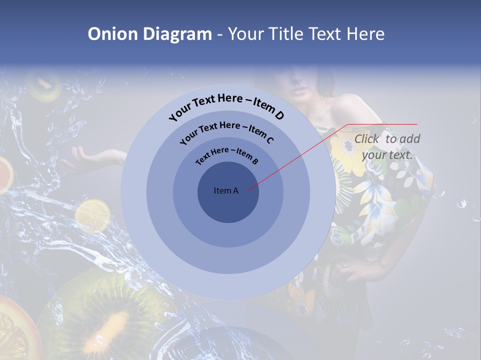 Kitchen Life Salad PowerPoint Template