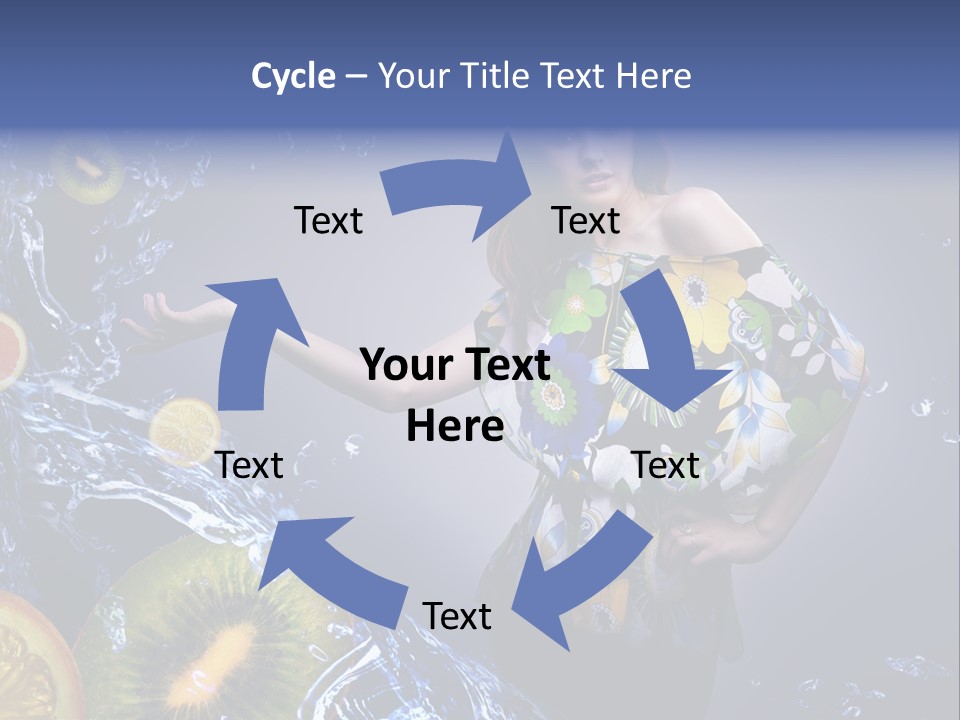 Kitchen Life Salad PowerPoint Template