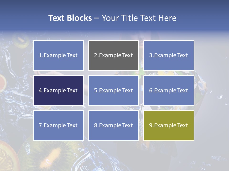 Kitchen Life Salad PowerPoint Template