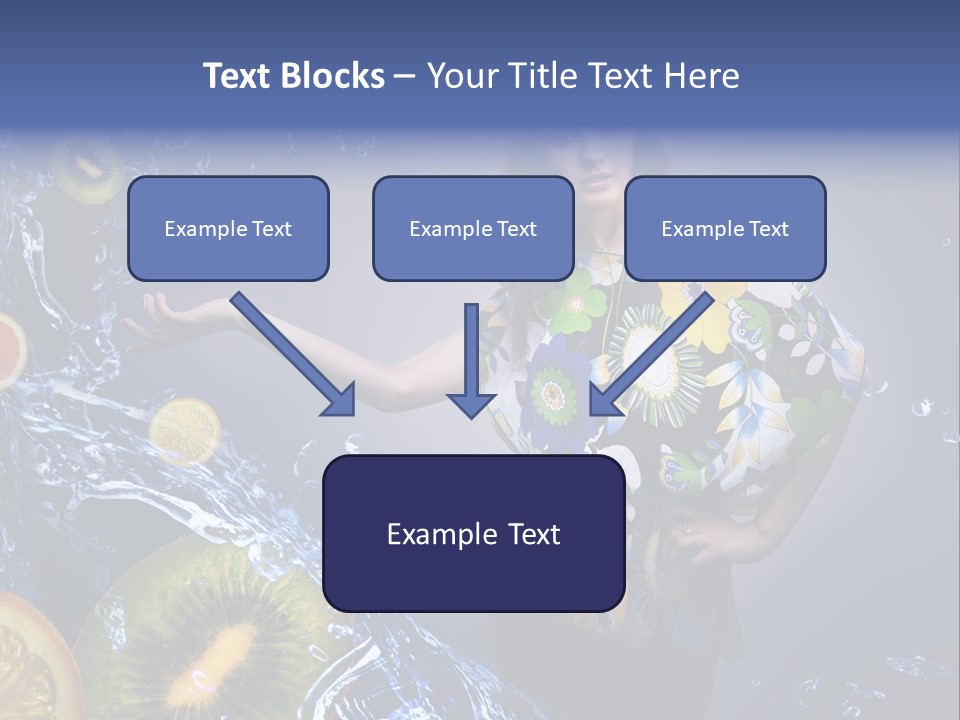Kitchen Life Salad PowerPoint Template