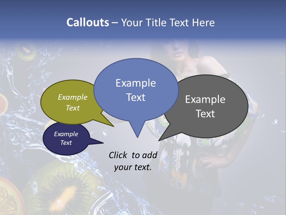 Kitchen Life Salad PowerPoint Template