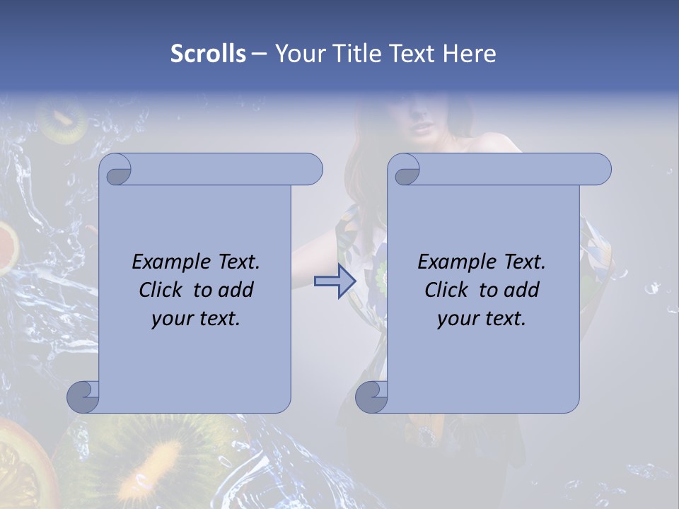 Kitchen Life Salad PowerPoint Template