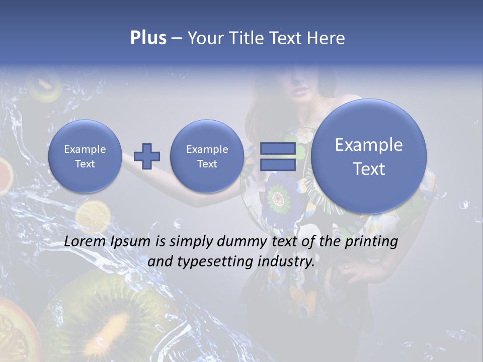 Kitchen Life Salad PowerPoint Template