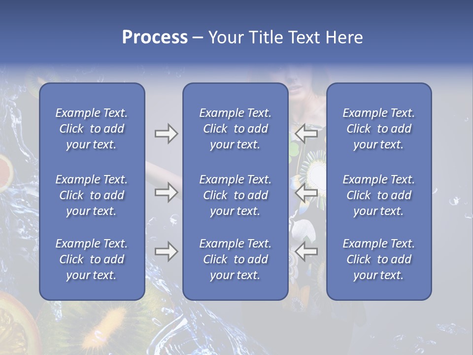 Kitchen Life Salad PowerPoint Template