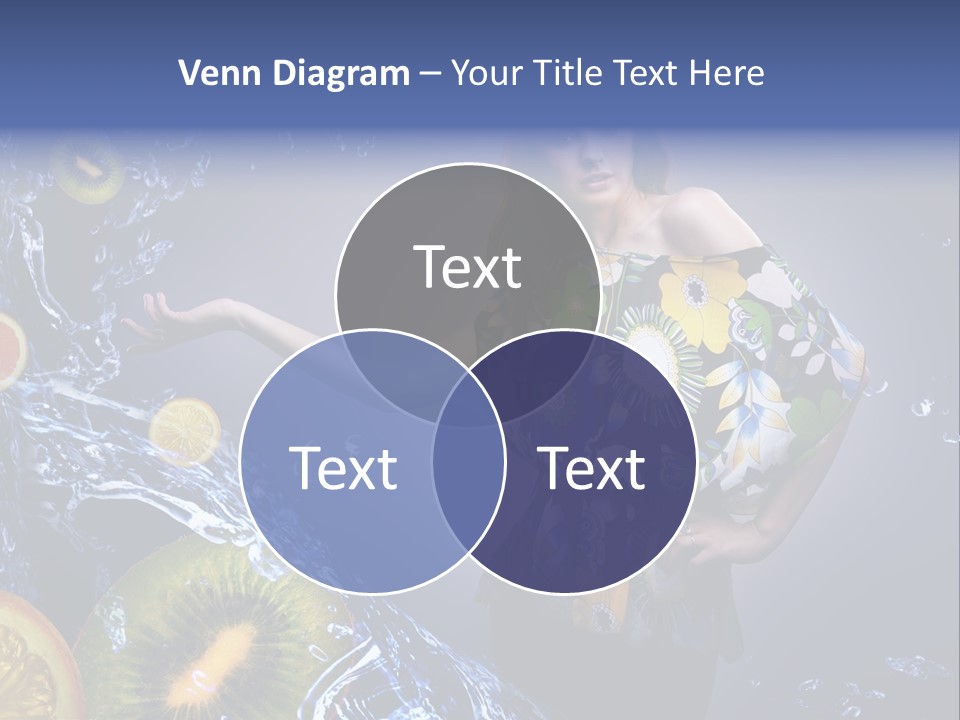 Kitchen Life Salad PowerPoint Template