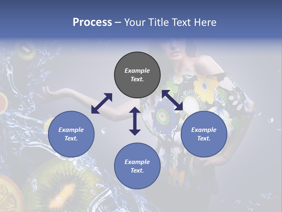 Kitchen Life Salad PowerPoint Template
