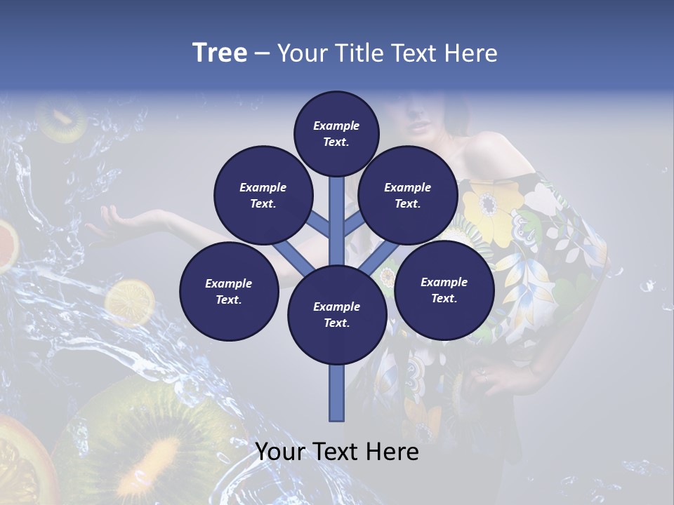 Kitchen Life Salad PowerPoint Template