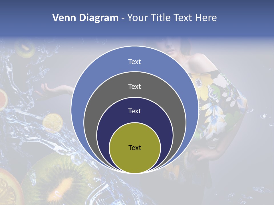 Kitchen Life Salad PowerPoint Template