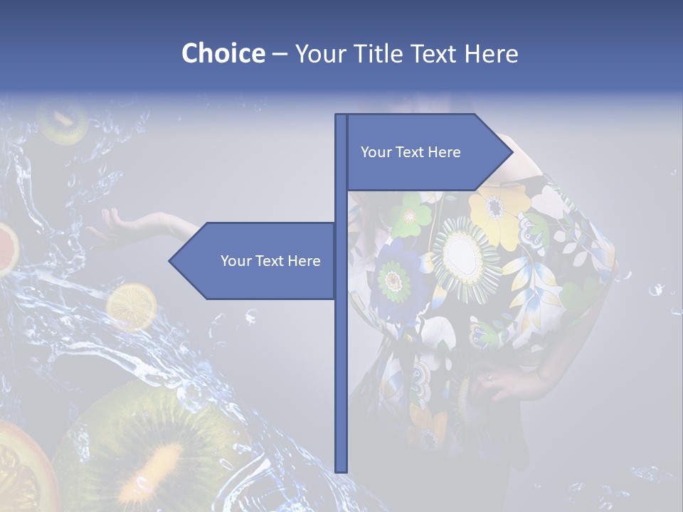 Kitchen Life Salad PowerPoint Template