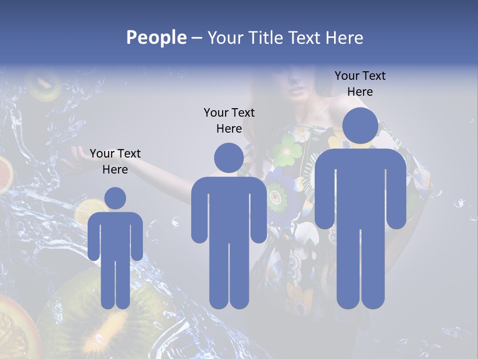 Kitchen Life Salad PowerPoint Template