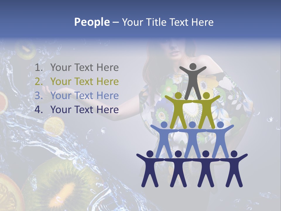 Kitchen Life Salad PowerPoint Template