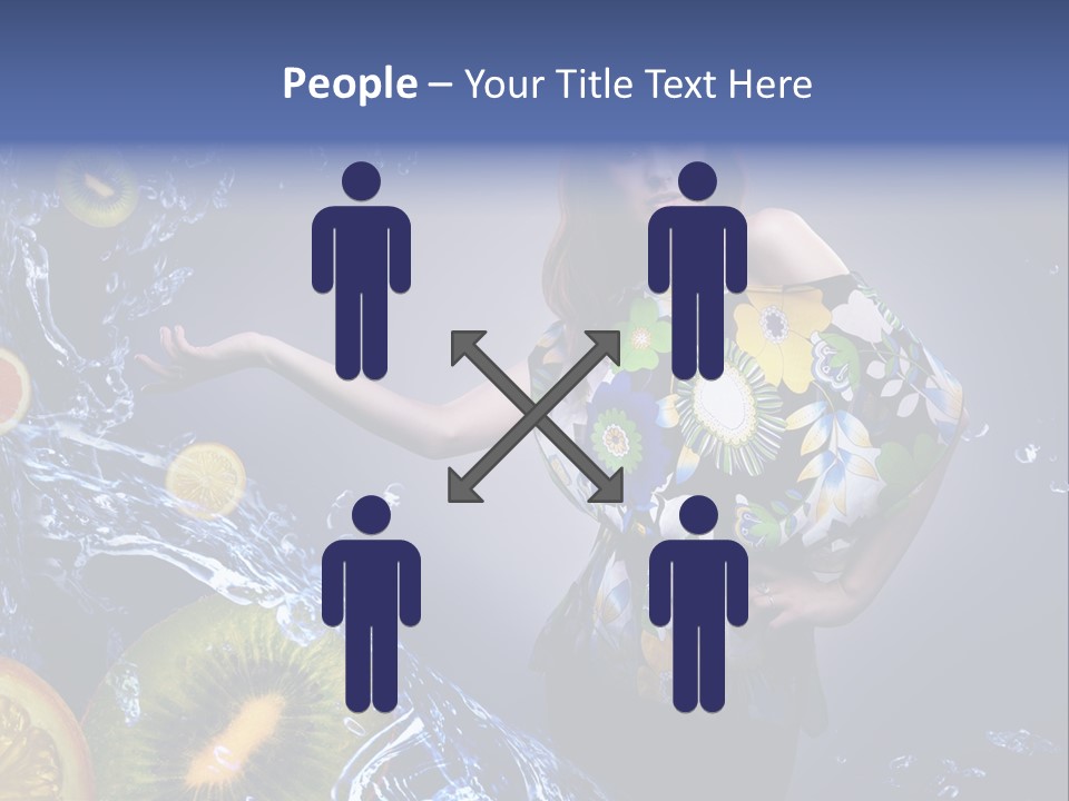 Kitchen Life Salad PowerPoint Template