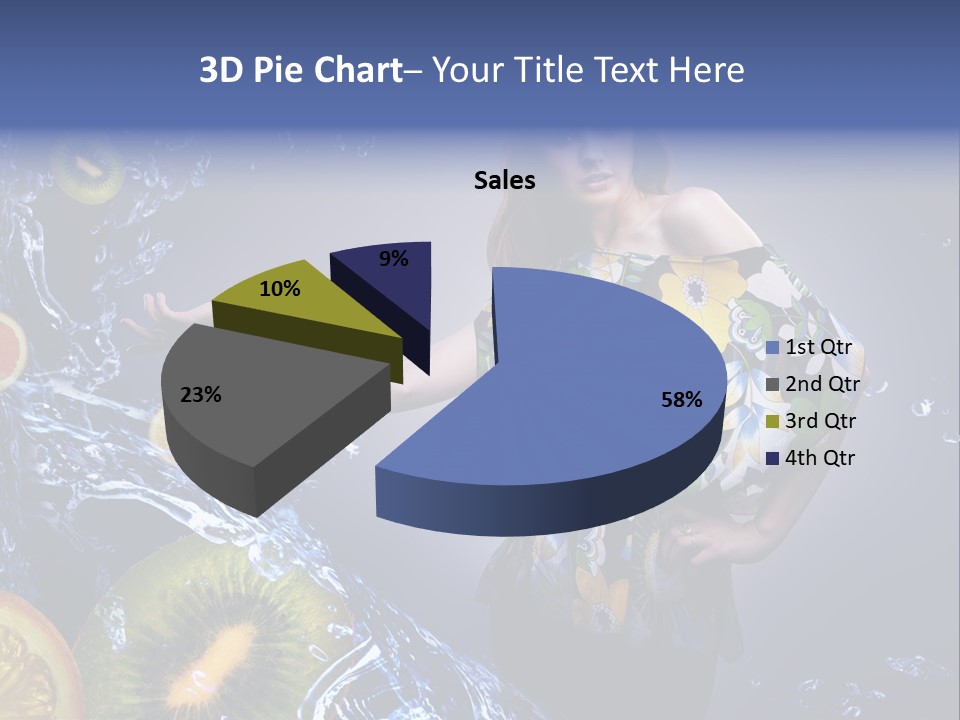 Kitchen Life Salad PowerPoint Template