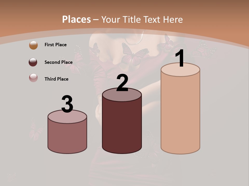 Female Woman Hairstyle PowerPoint Template