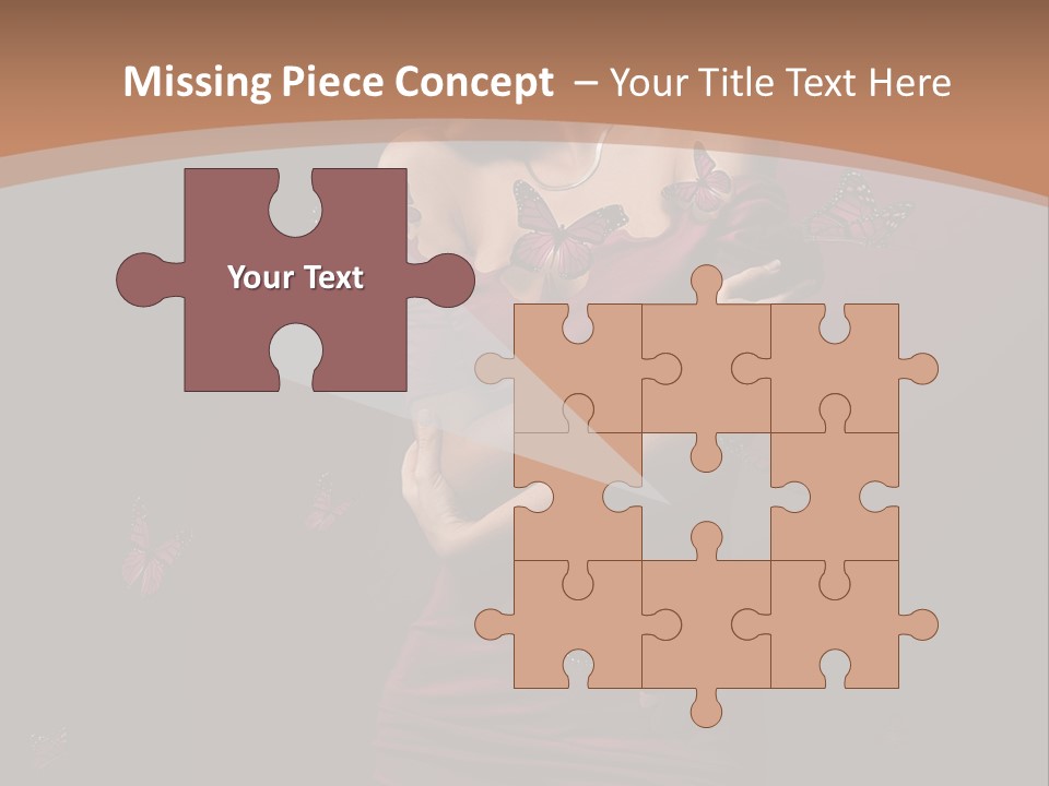 Female Woman Hairstyle PowerPoint Template