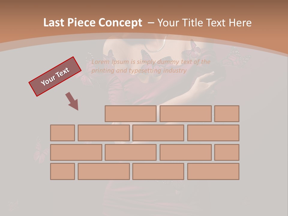 Female Woman Hairstyle PowerPoint Template