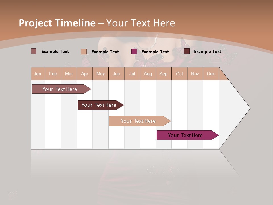 Female Woman Hairstyle PowerPoint Template