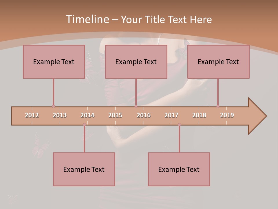 Female Woman Hairstyle PowerPoint Template