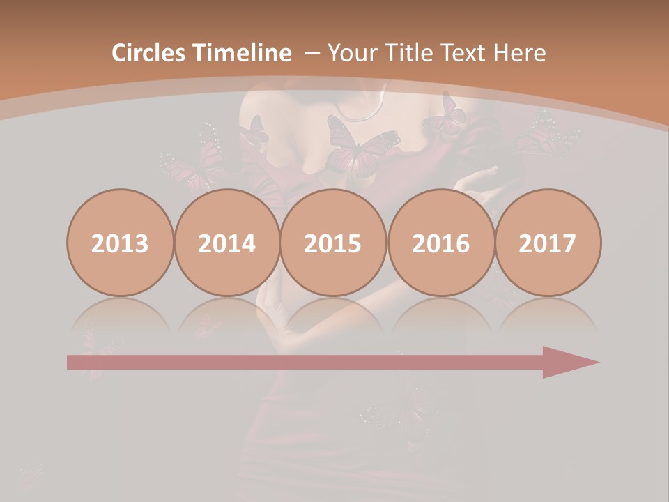 Female Woman Hairstyle PowerPoint Template