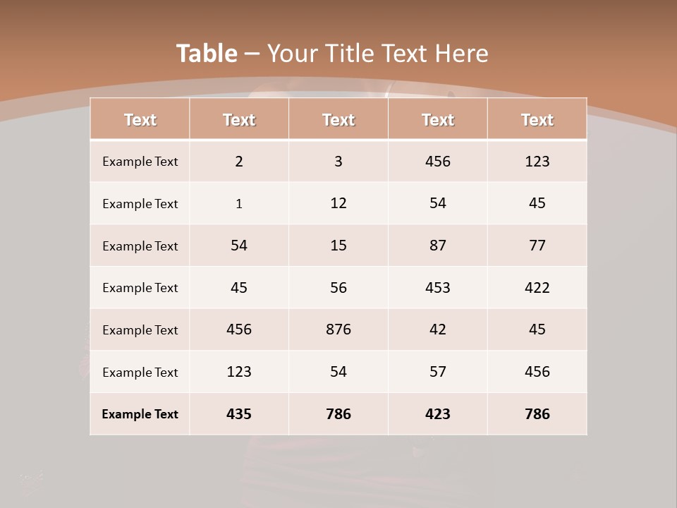 Female Woman Hairstyle PowerPoint Template