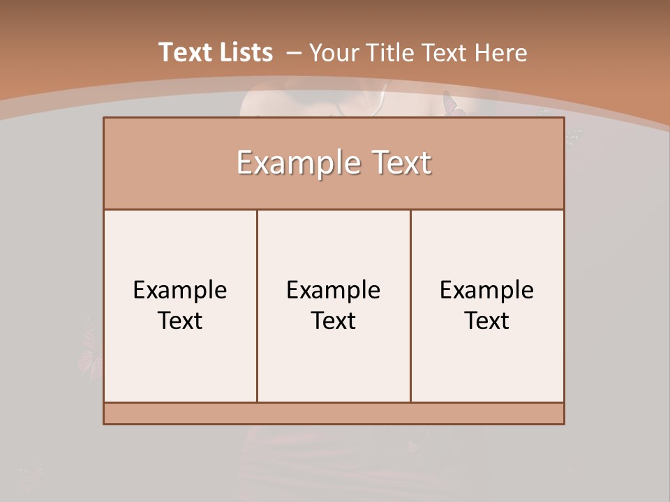 Female Woman Hairstyle PowerPoint Template