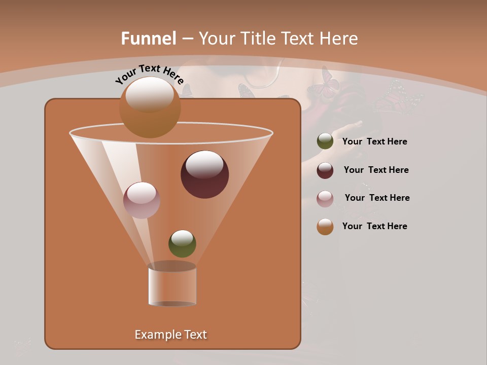 Female Woman Hairstyle PowerPoint Template