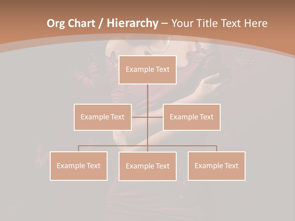 Female Woman Hairstyle PowerPoint Template