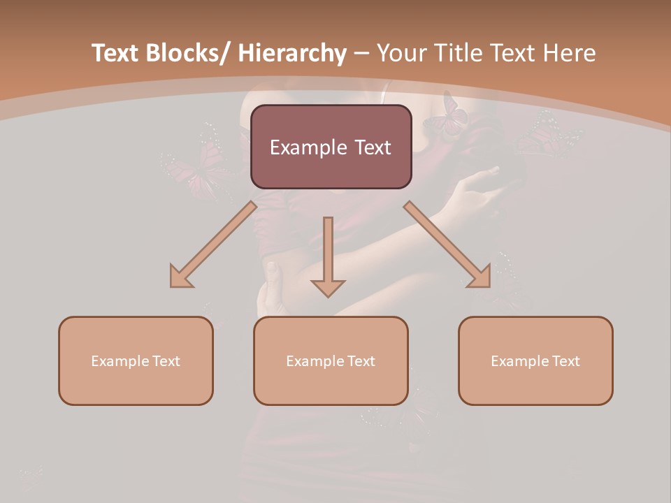 Female Woman Hairstyle PowerPoint Template